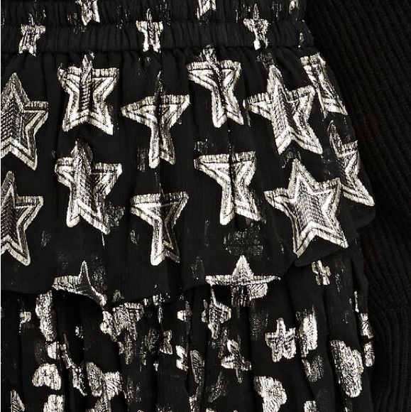 Loveshackfancy star chiffon ruffle mini skirt - Picture 2 of 6